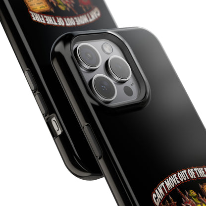 Phone Case — 'Can't Move Out of the Fire, It Would Lower My DPS' Heavy-Duty Impact-Resistant Phone Case