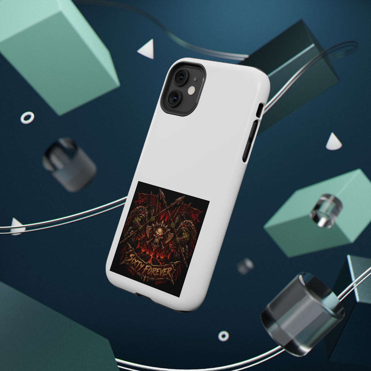 Sixty Forever – Skull & Axes – Phone Case