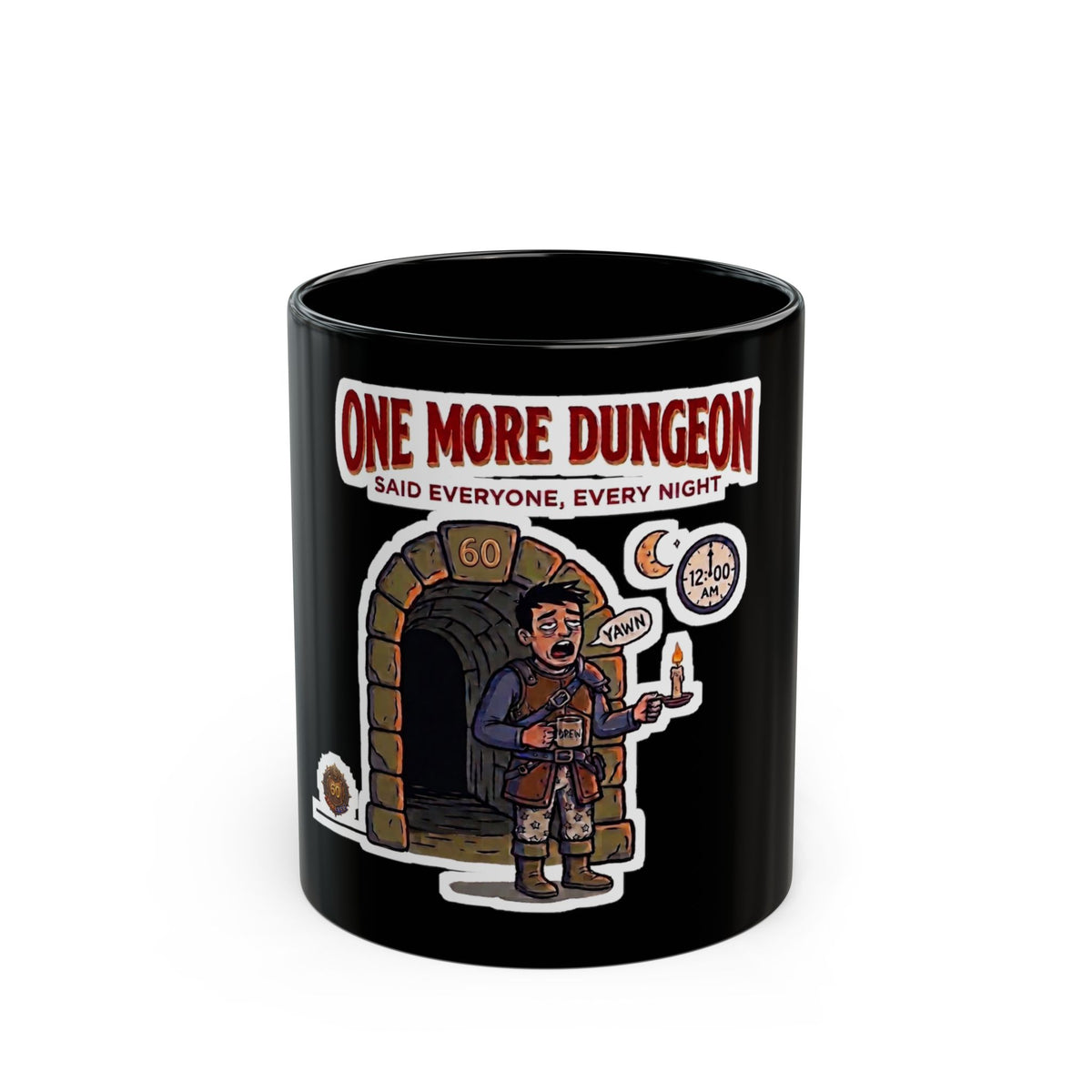 One More Dungeon – Black Mug (11oz & 15oz)