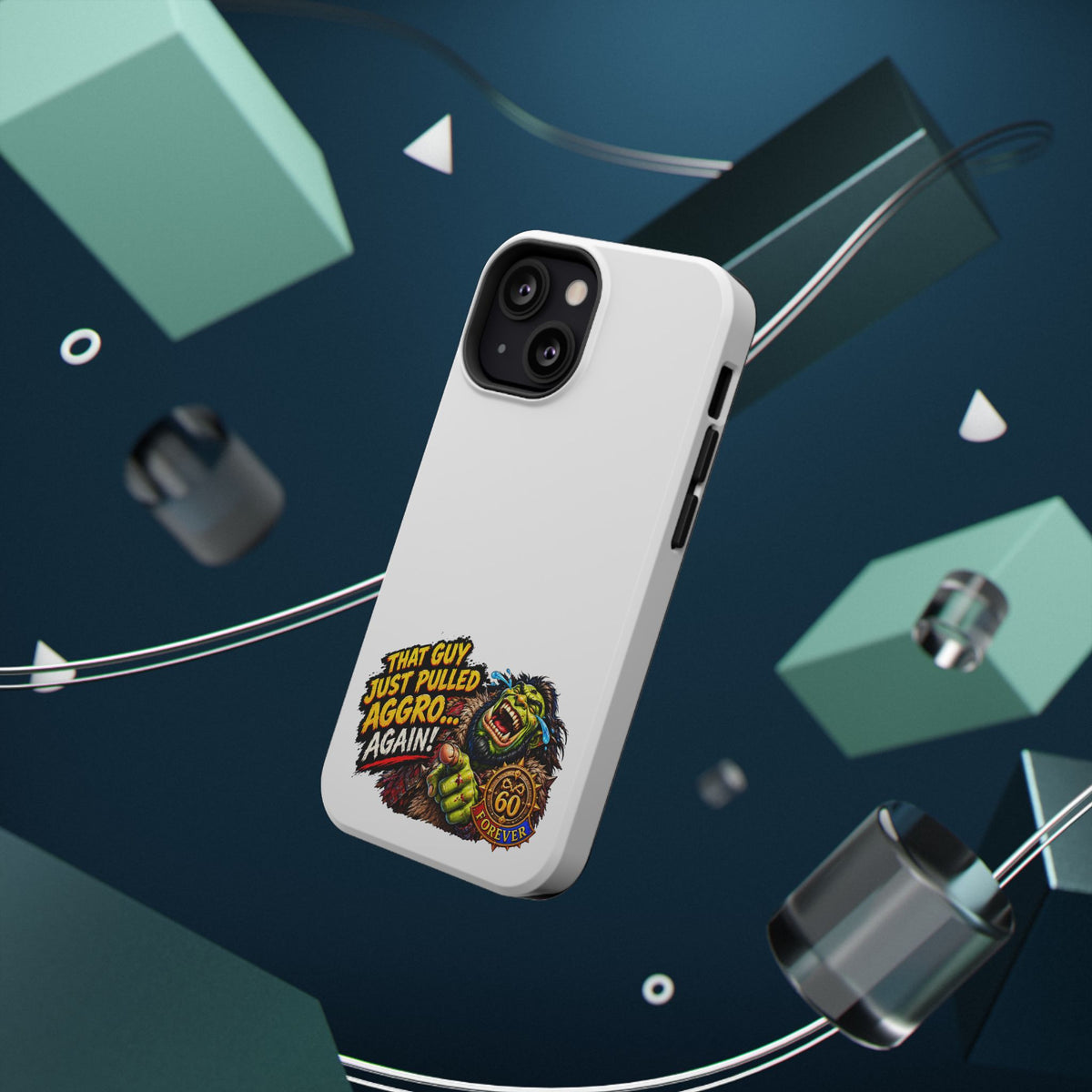 Phone Case — 'That Guy Just Pulled Aggro… Again' Heavy-Duty Impact-Resistant Phone Case
