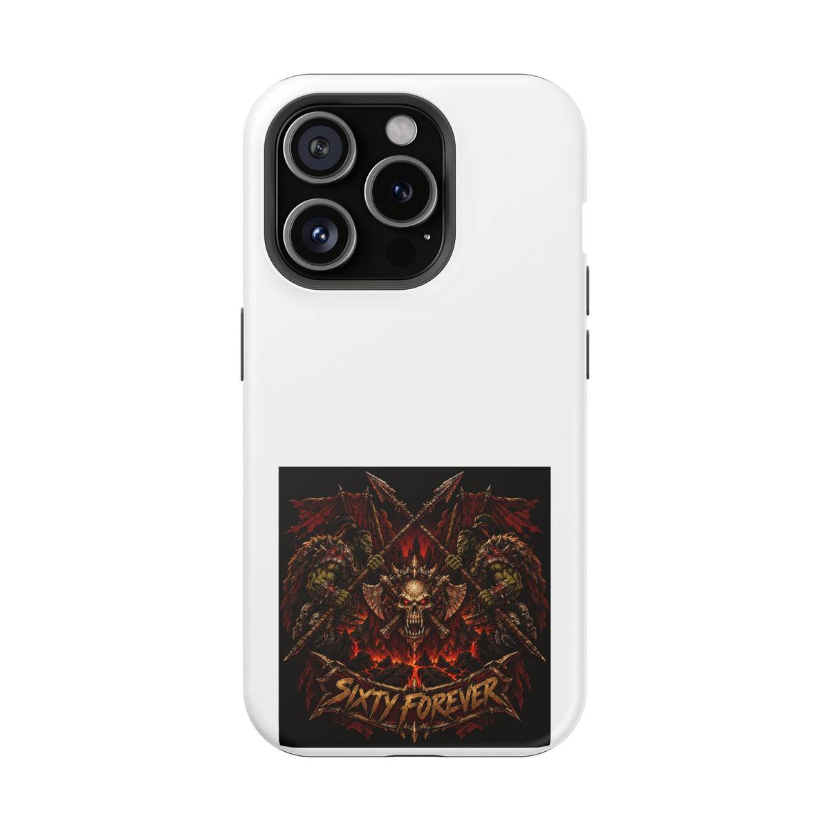 Sixty Forever – Skull & Axes – Phone Case