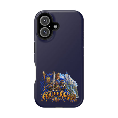 Phone Case — 'For The King' Banner Heavy-Duty Impact-Resistant Phone Case