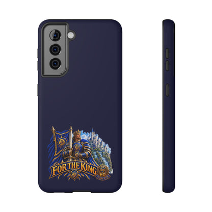 Phone Case — 'For The King' Banner Heavy-Duty Impact-Resistant Phone Case