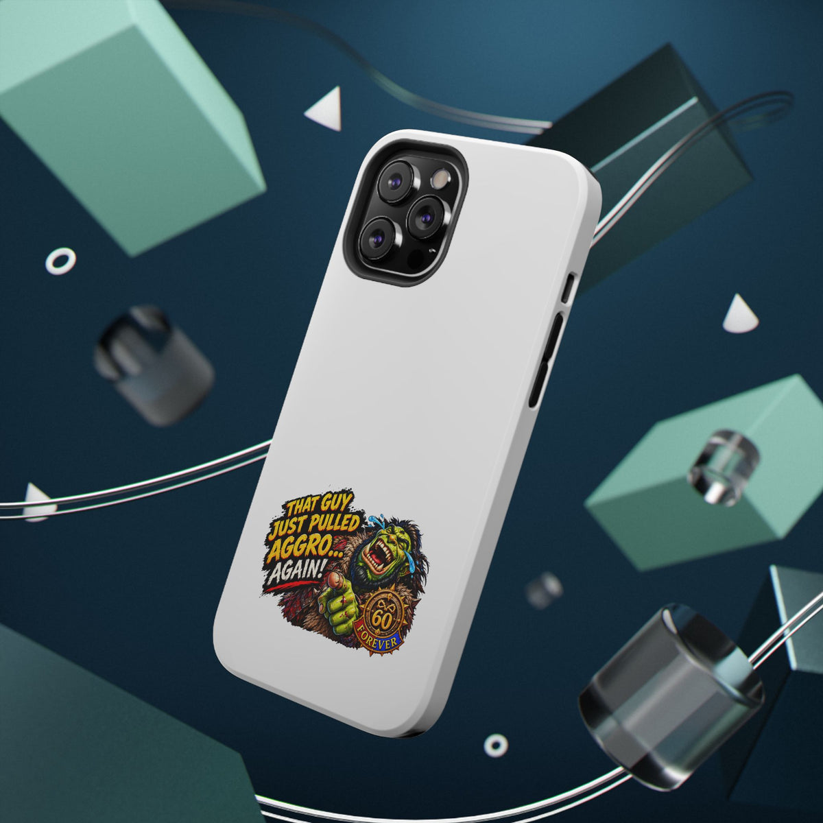 Phone Case — 'That Guy Just Pulled Aggro… Again' Heavy-Duty Impact-Resistant Phone Case
