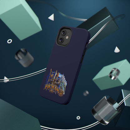 Phone Case — 'For The King' Banner Heavy-Duty Impact-Resistant Phone Case