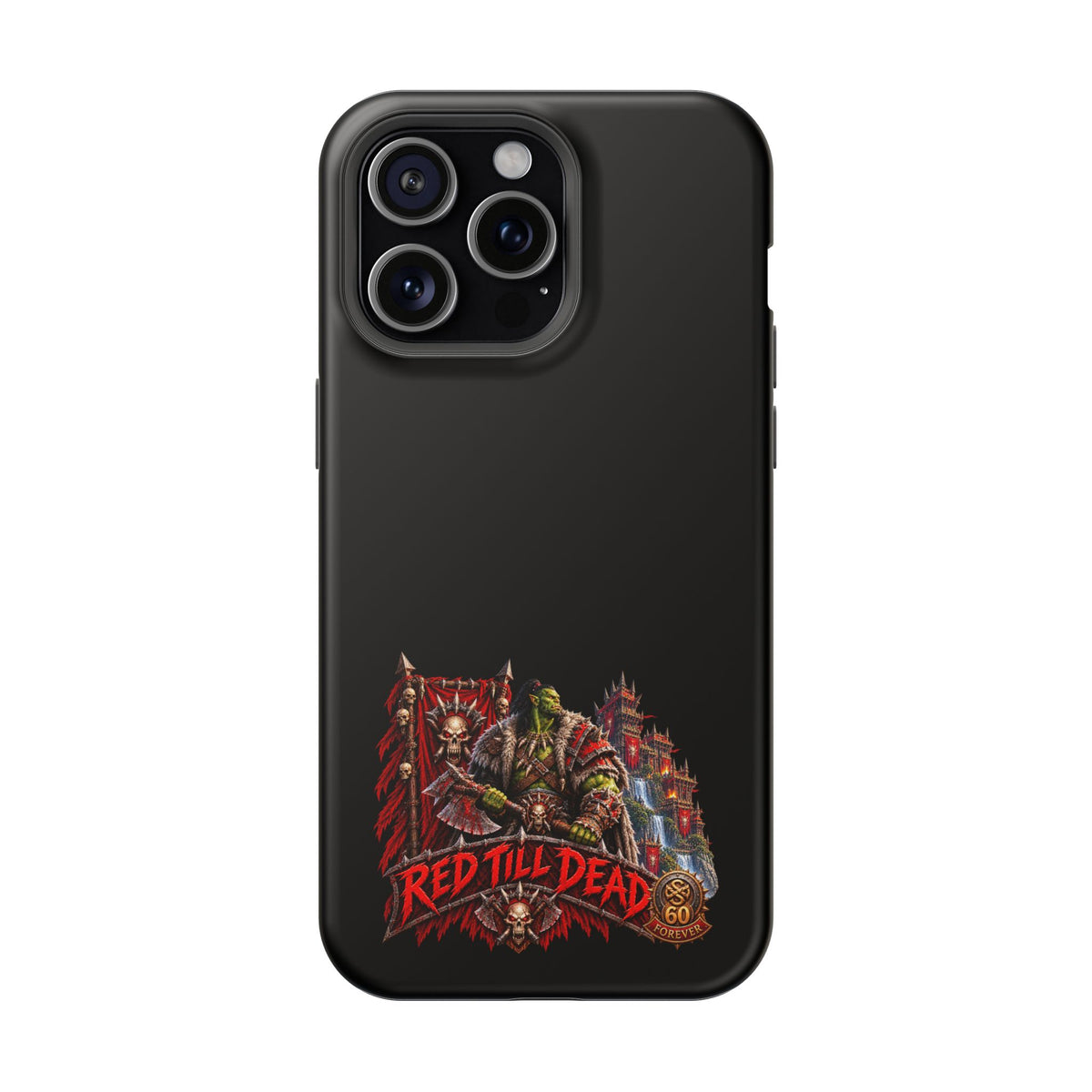 Phone Case — 'Red Till Dead' Heavy-Duty Impact-Resistant Phone Case