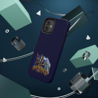 Phone Case — 'For The King' Banner Heavy-Duty Impact-Resistant Phone Case