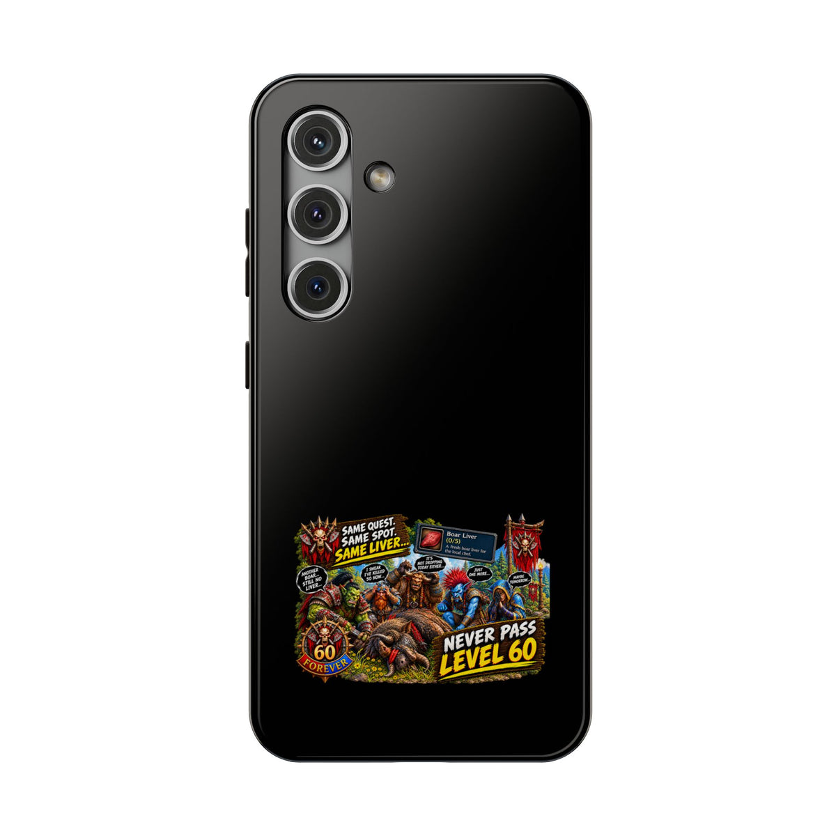 Phone Case — 'Same Quest, Same Spot' Heavy-Duty Impact-Resistant Phone Case