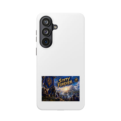 Sixty Forever – Blue Banner – Phone Case