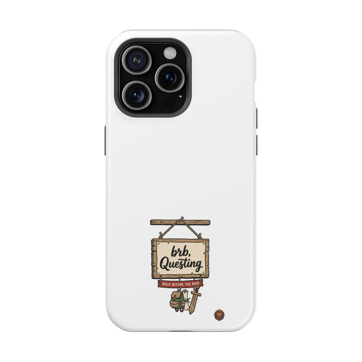 brb, Questing – Phone Case