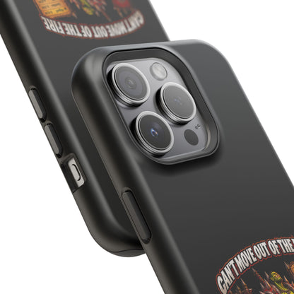 Phone Case — 'Can't Move Out of the Fire, It Would Lower My DPS' Heavy-Duty Impact-Resistant Phone Case