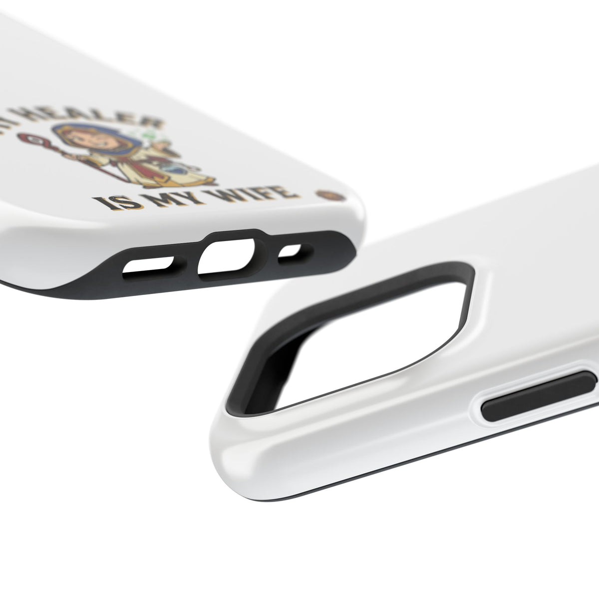 Phone Case — 'My Healer Is My Wife' Heavy-Duty Impact-Resistant Phone Case