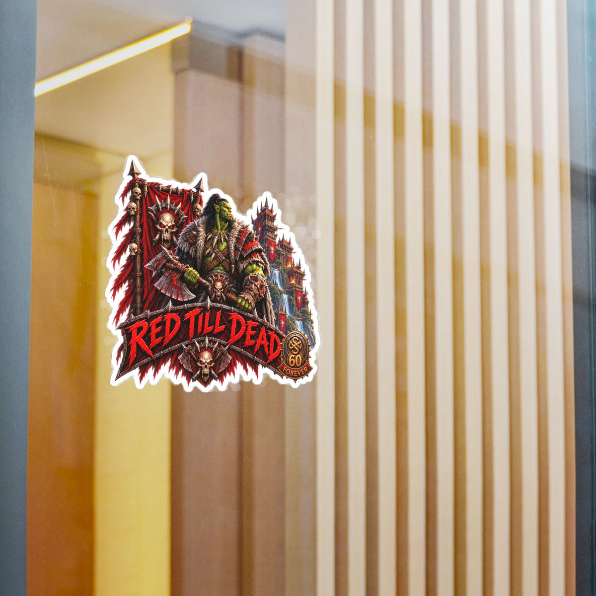 Red Till Dead – Poster Decal