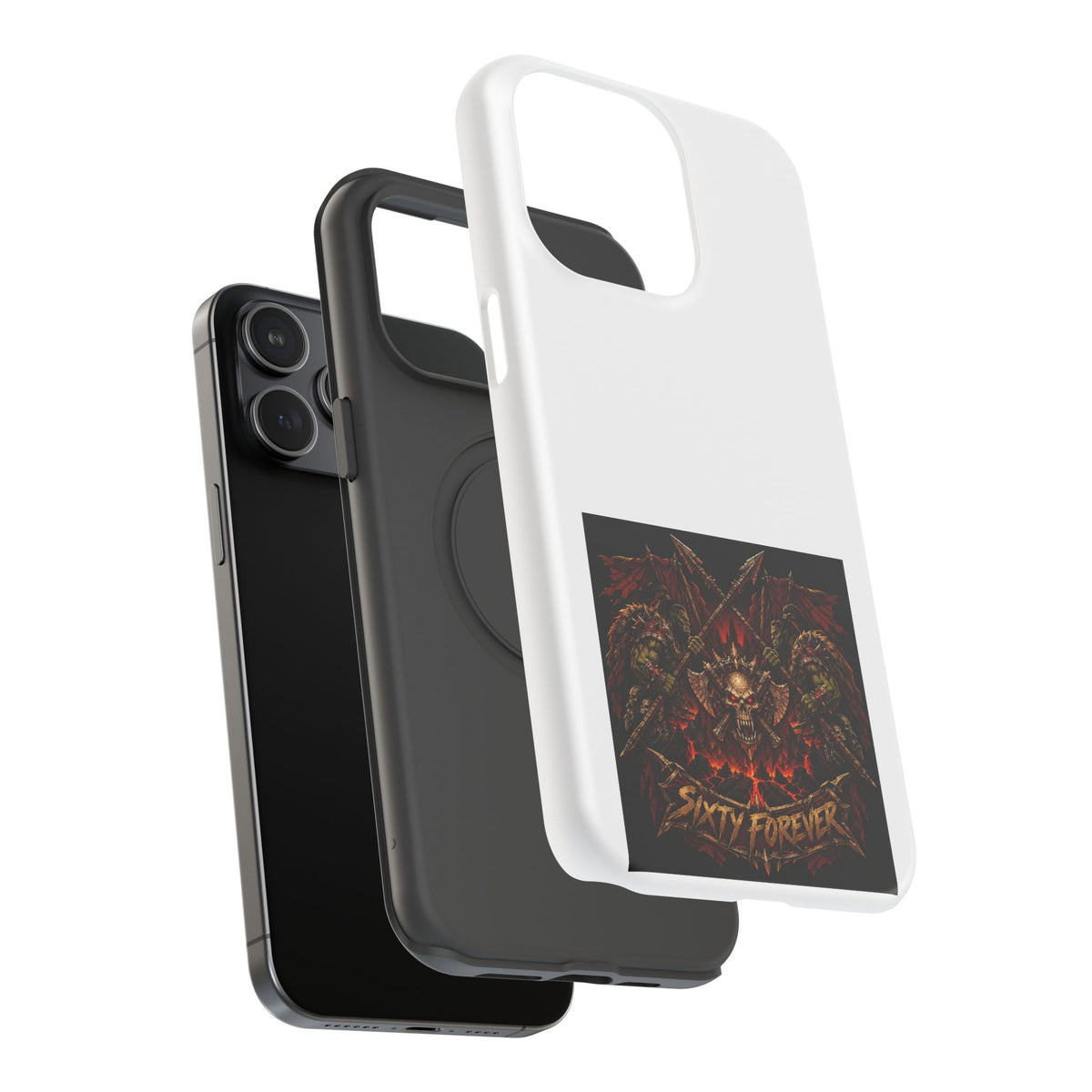Sixty Forever – Skull & Axes – Phone Case