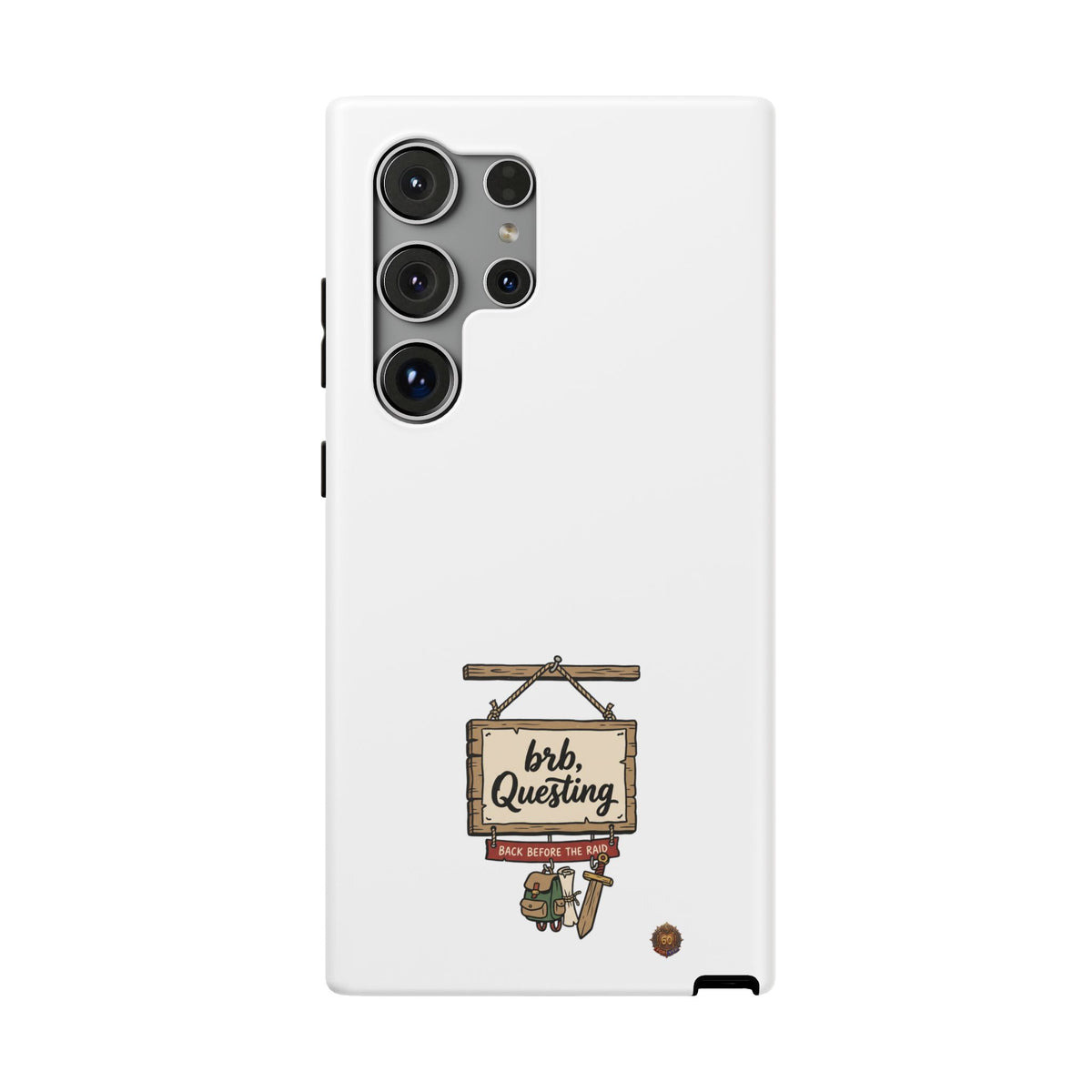 brb, Questing – Phone Case