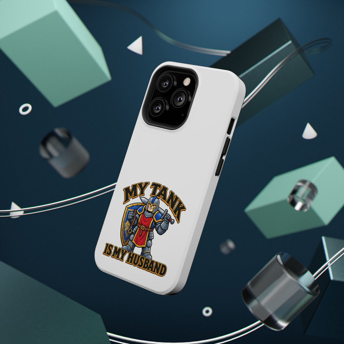 Phone Case — 'My Tank Is My Husband' Heavy-Duty Impact-Resistant Phone Case