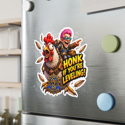 Honk If You're Leveling – Poster Decal