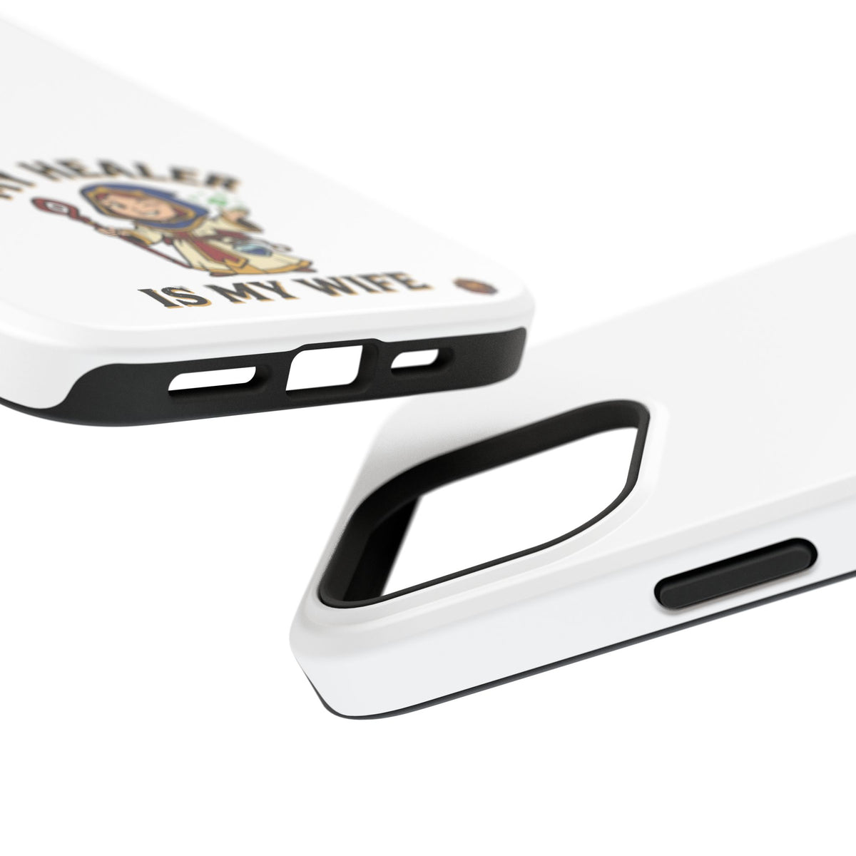 Phone Case — 'My Healer Is My Wife' Heavy-Duty Impact-Resistant Phone Case