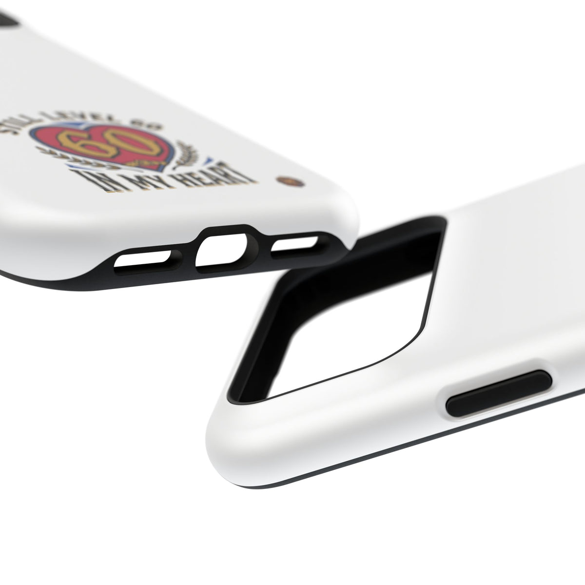 Phone Case — 'Still Level 60 In My Heart' Heavy-Duty Impact-Resistant Phone Case