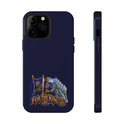Phone Case — 'For The King' Banner Heavy-Duty Impact-Resistant Phone Case