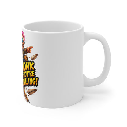Honk If You're Leveling! – White Mug (11oz)