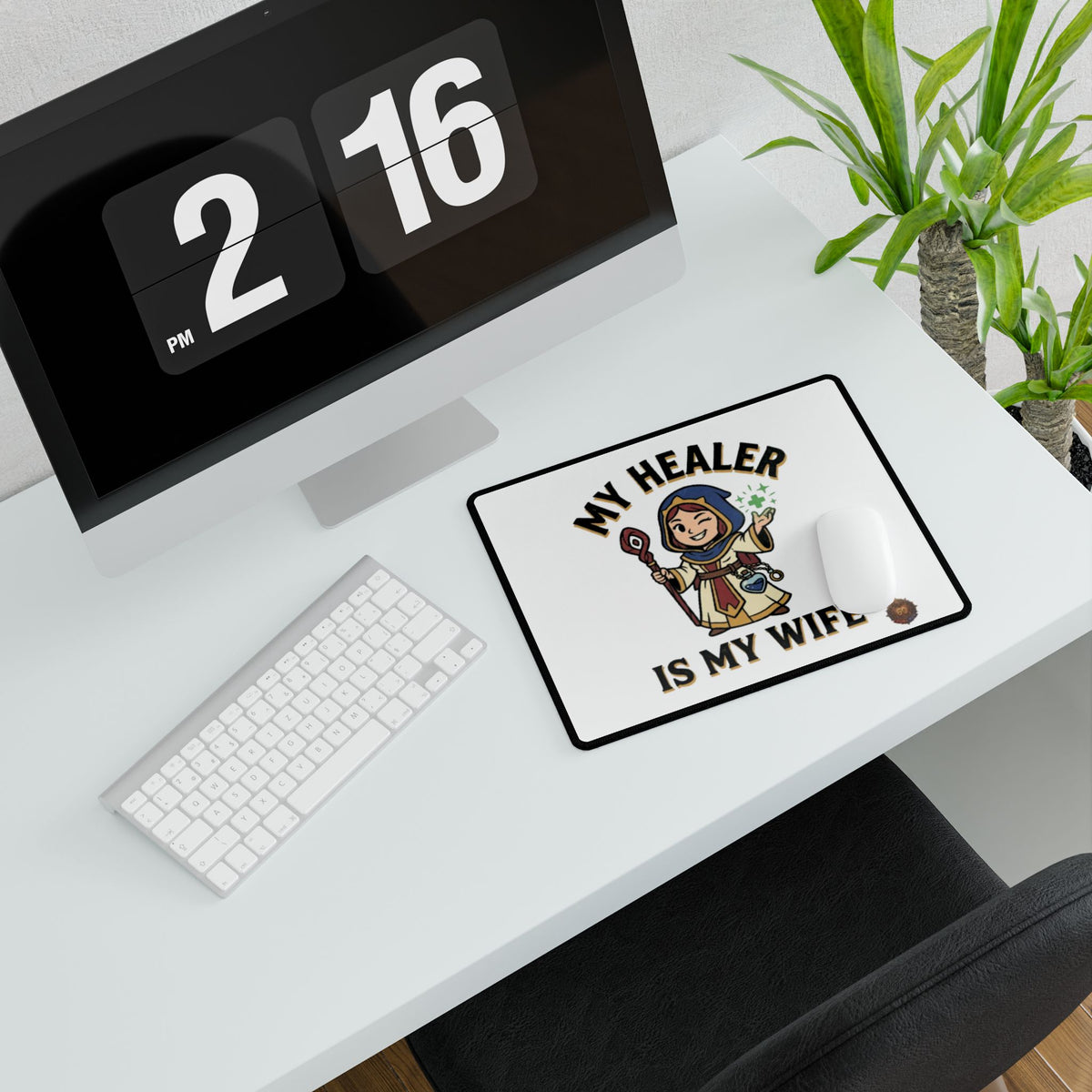 My Healer Is My Wife – Desk Mat