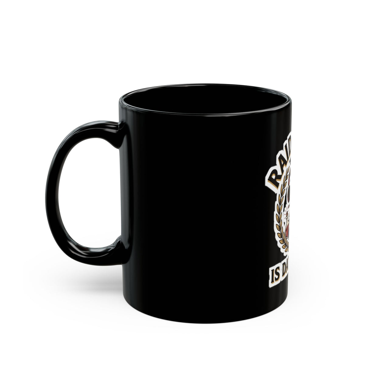 Raid Night Is Date Night – Black Mug (11oz & 15oz)