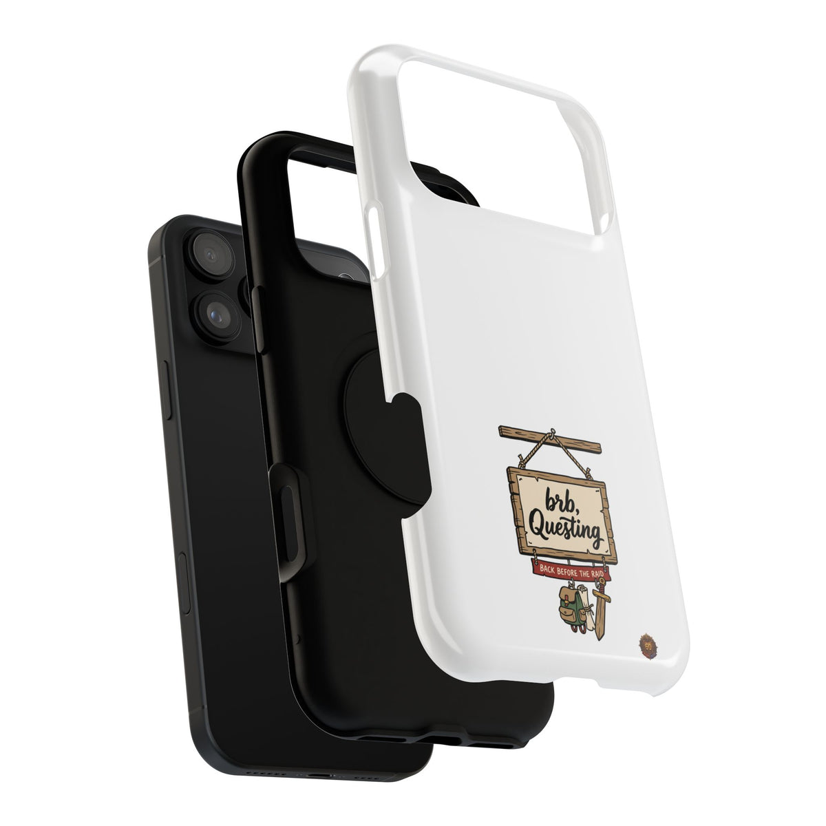 brb, Questing – Phone Case