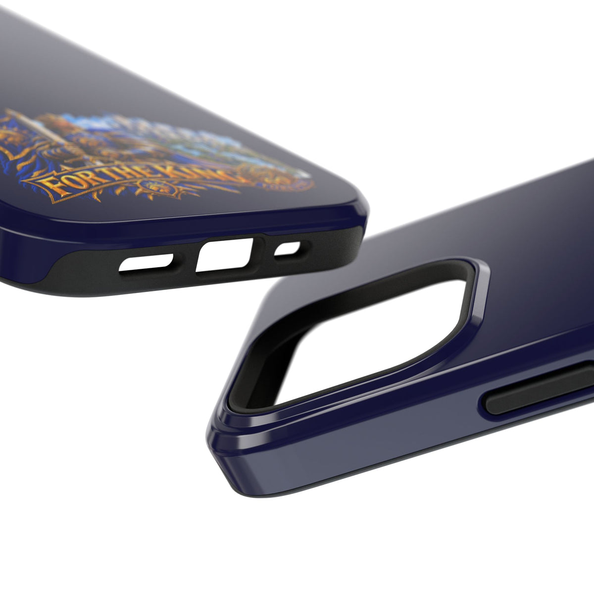 Phone Case — 'For The King' Banner Heavy-Duty Impact-Resistant Phone Case