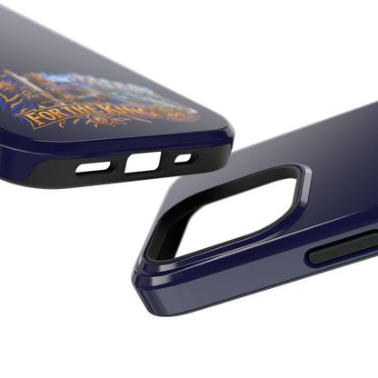 Phone Case — 'For The King' Banner Heavy-Duty Impact-Resistant Phone Case