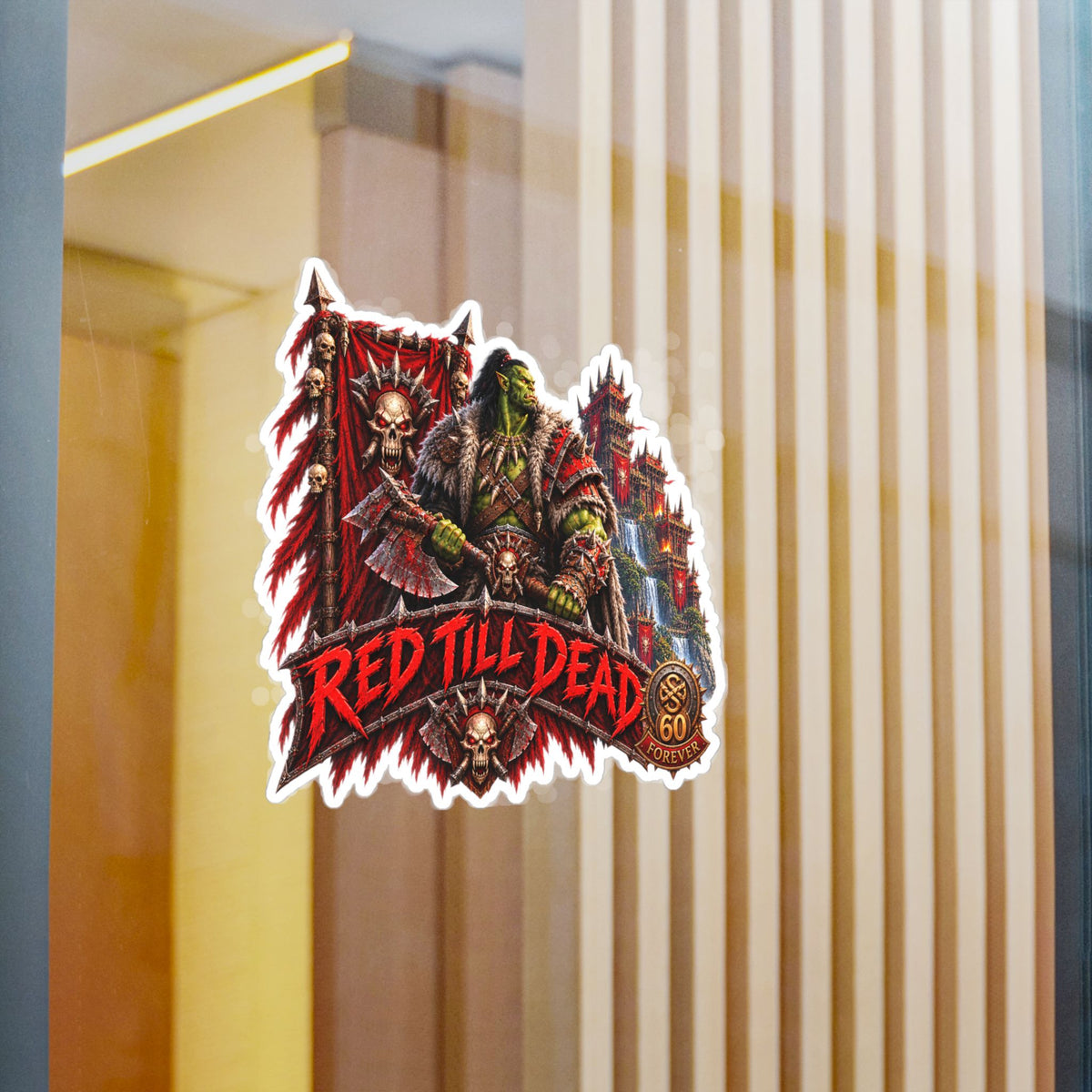 Red Till Dead – Poster Decal