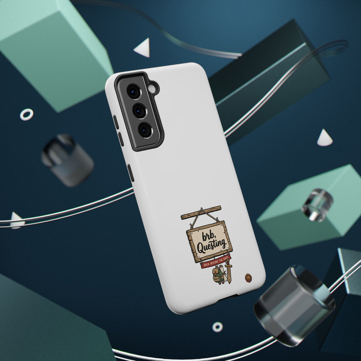 brb, Questing – Phone Case