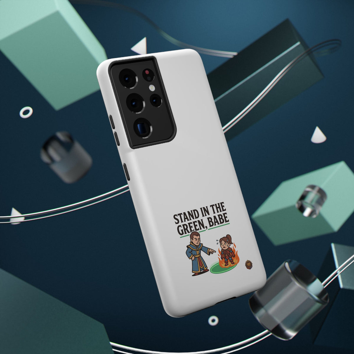 Phone Case — 'Stand in the Green, Babe' Heavy-Duty Impact-Resistant Phone Case