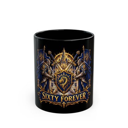 Sixty Forever Lion Knights – Black Mug (11oz & 15oz)