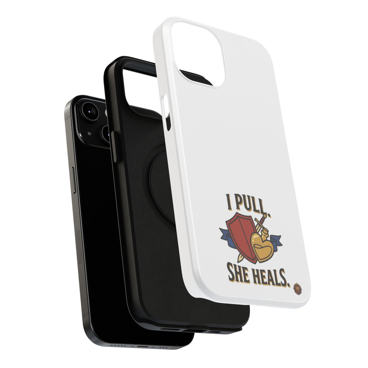Phone Case — 'I Pull. She Heals.' Heavy-Duty Impact-Resistant Phone Case