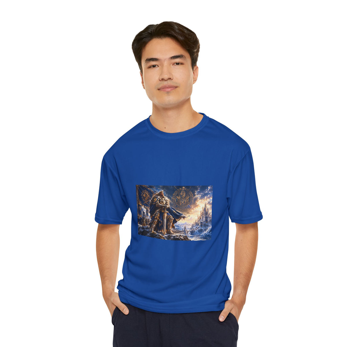 Viking Warrior Battle Scene Performance Tee