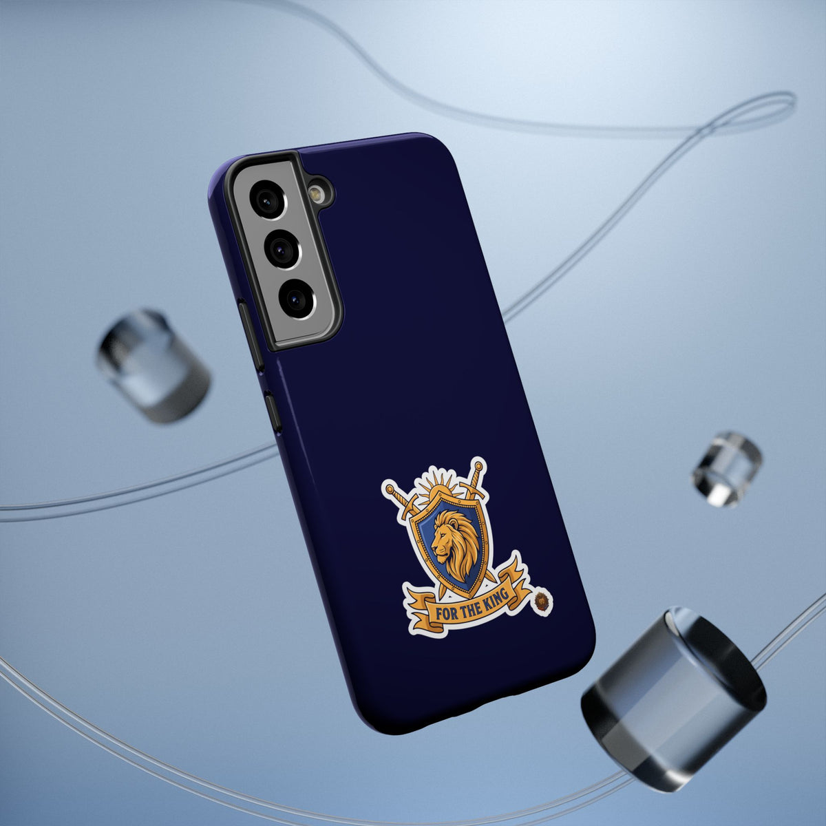 Phone Case — 'For The King Crest' Heavy-Duty Impact-Resistant Phone Case