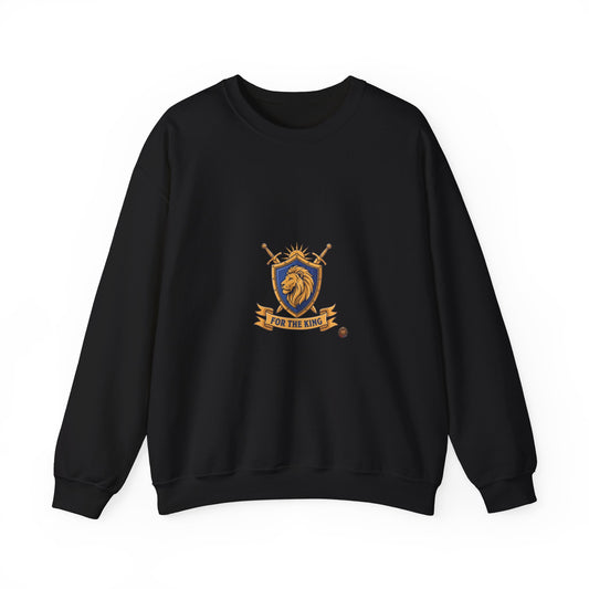 Lion Crest Crewneck Sweatshirt — Be the King Graphic