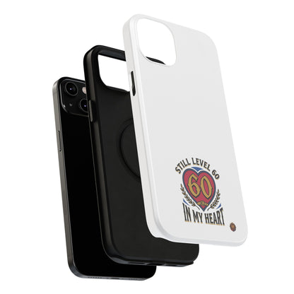 Phone Case — 'Still Level 60 In My Heart' Heavy-Duty Impact-Resistant Phone Case