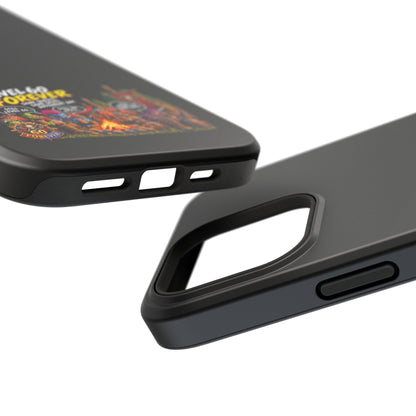Phone Case — 'Level 60 Forever Campfire' Heavy-Duty Impact-Resistant Phone Case