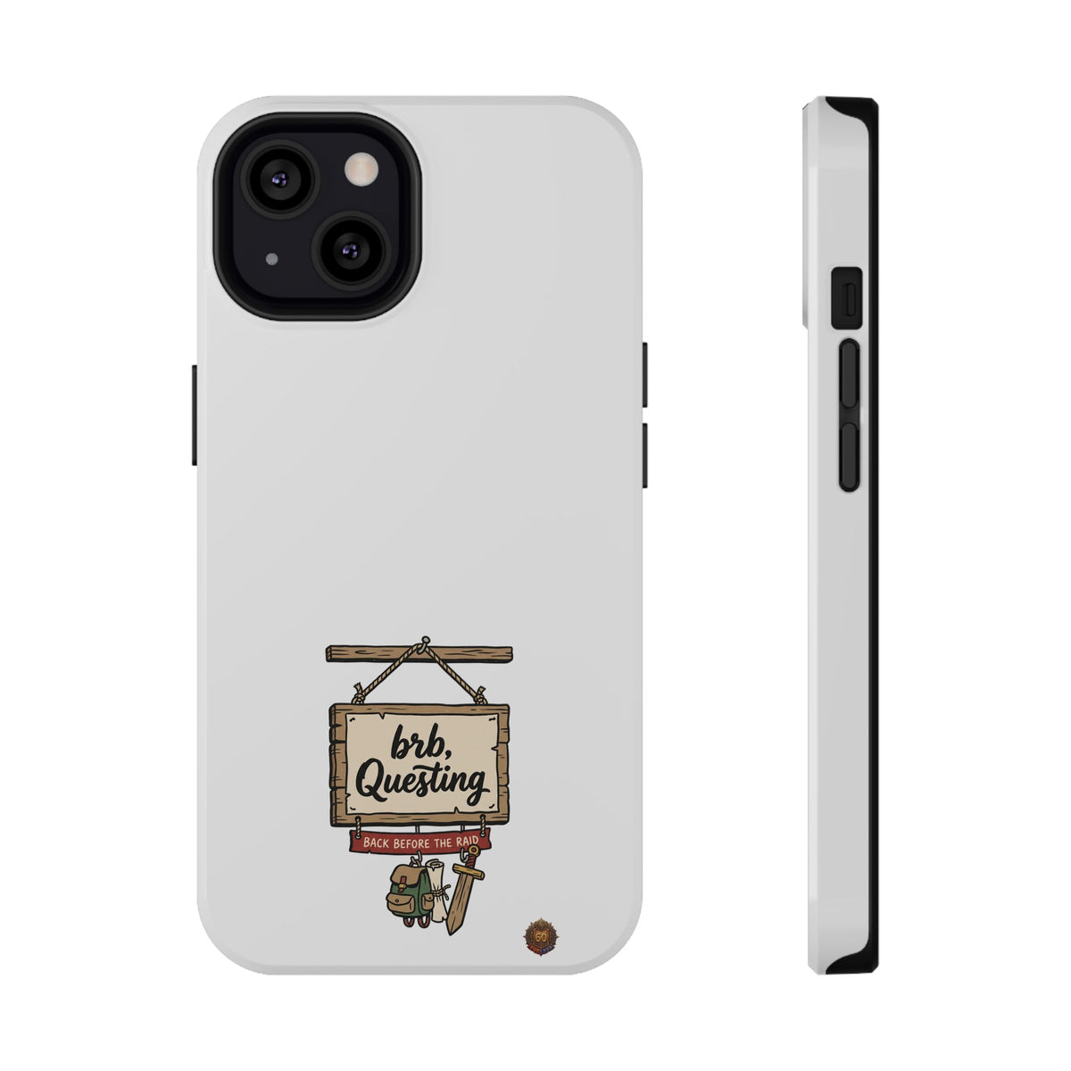 brb, Questing – Phone Case