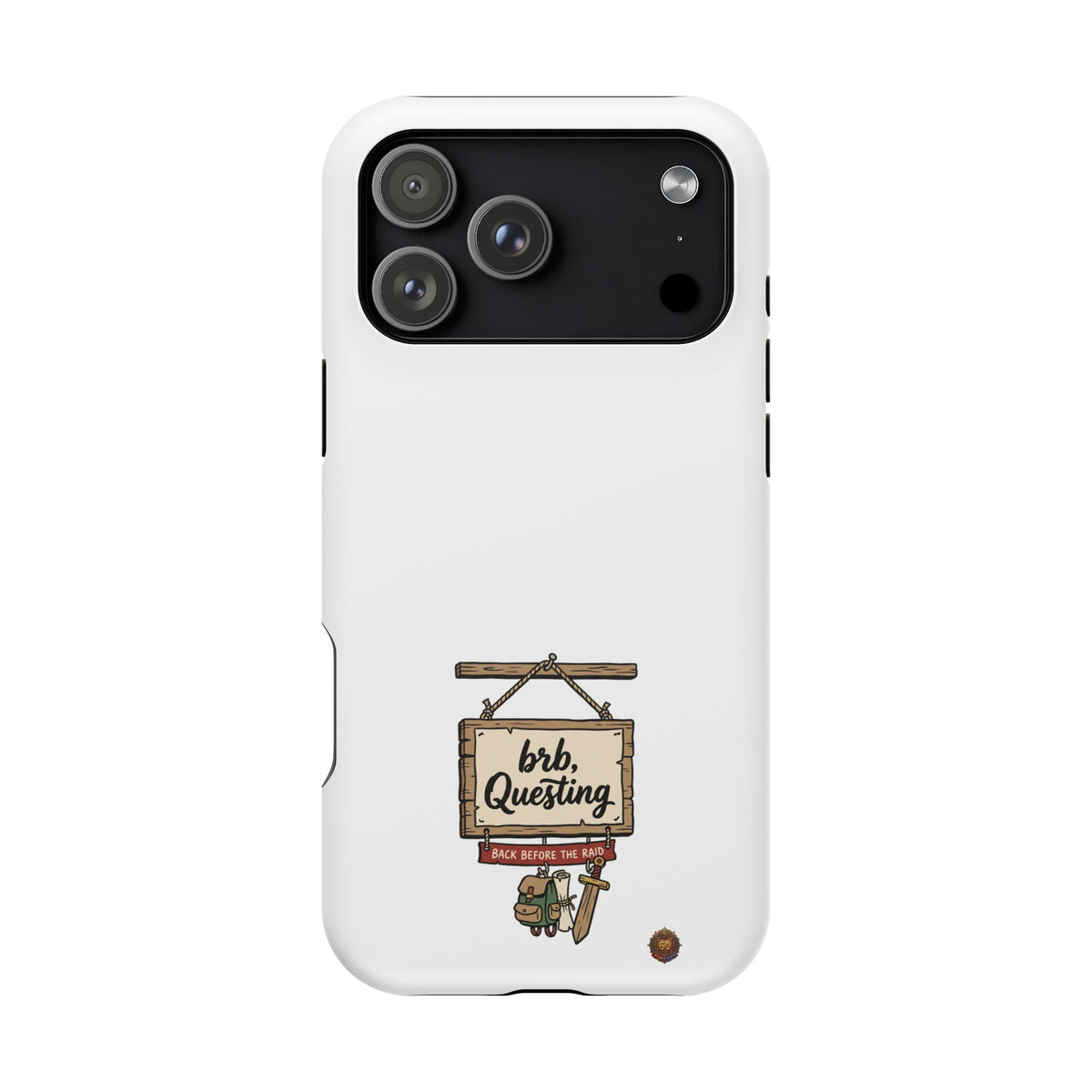 brb, Questing – Phone Case