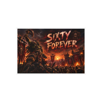Sixty Forever – Red Fortress – Sticker