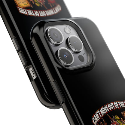 Phone Case — 'Can't Move Out of the Fire, It Would Lower My DPS' Heavy-Duty Impact-Resistant Phone Case