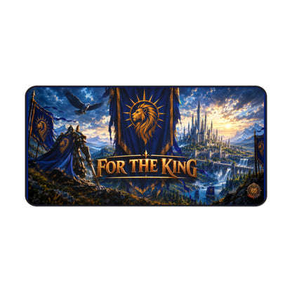 For The King Gaming Desk Mat – Fantasy Castle Mousepad for PC & Desk