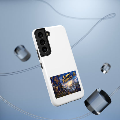 Sixty Forever – Blue Banner – Phone Case