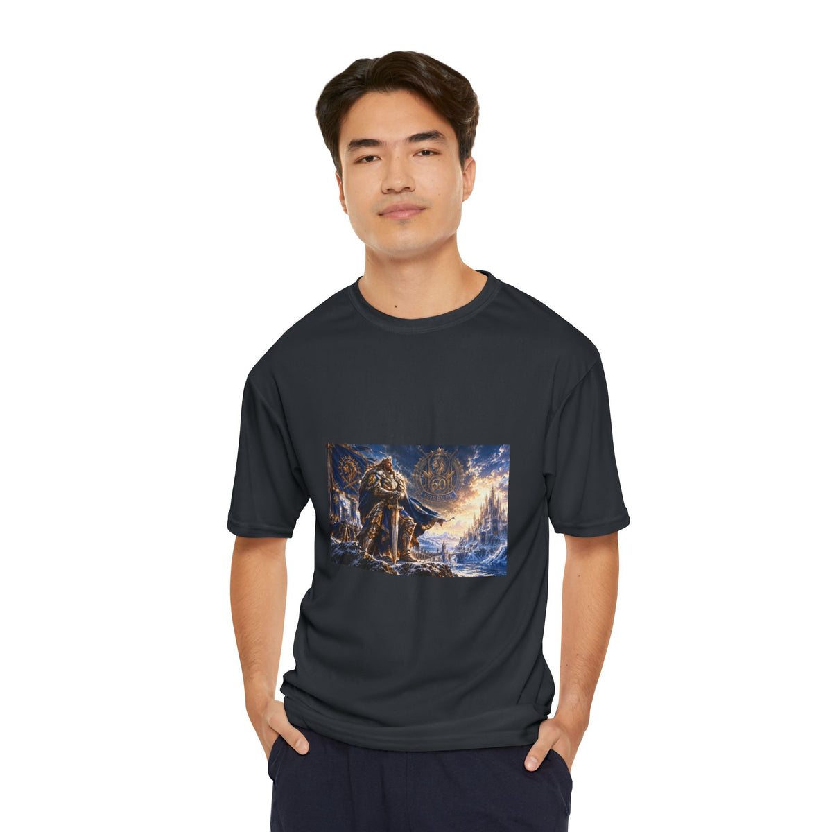 Viking Warrior Battle Scene Performance Tee