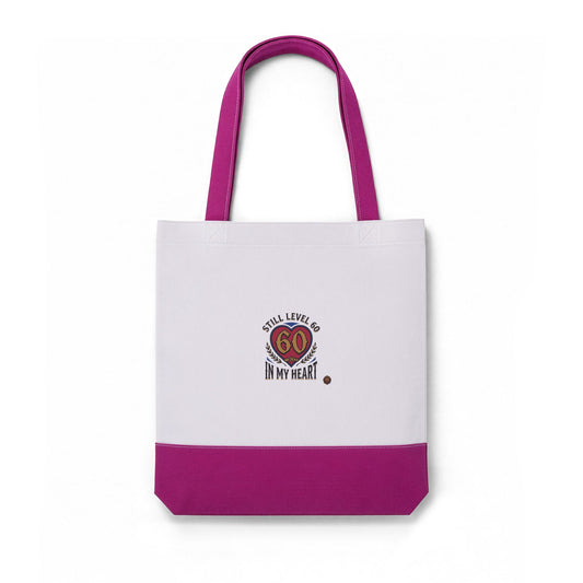 60th Birthday Thermochromic Tote Bag — "Still Lives in My Heart" Heat-Reacting Gift Tote