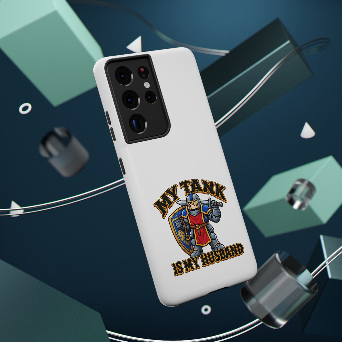 Phone Case — 'My Tank Is My Husband' Heavy-Duty Impact-Resistant Phone Case