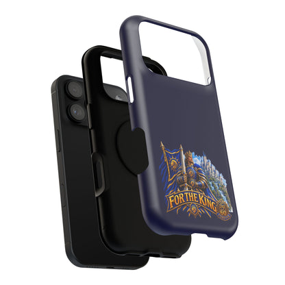 Phone Case — 'For The King' Banner Heavy-Duty Impact-Resistant Phone Case